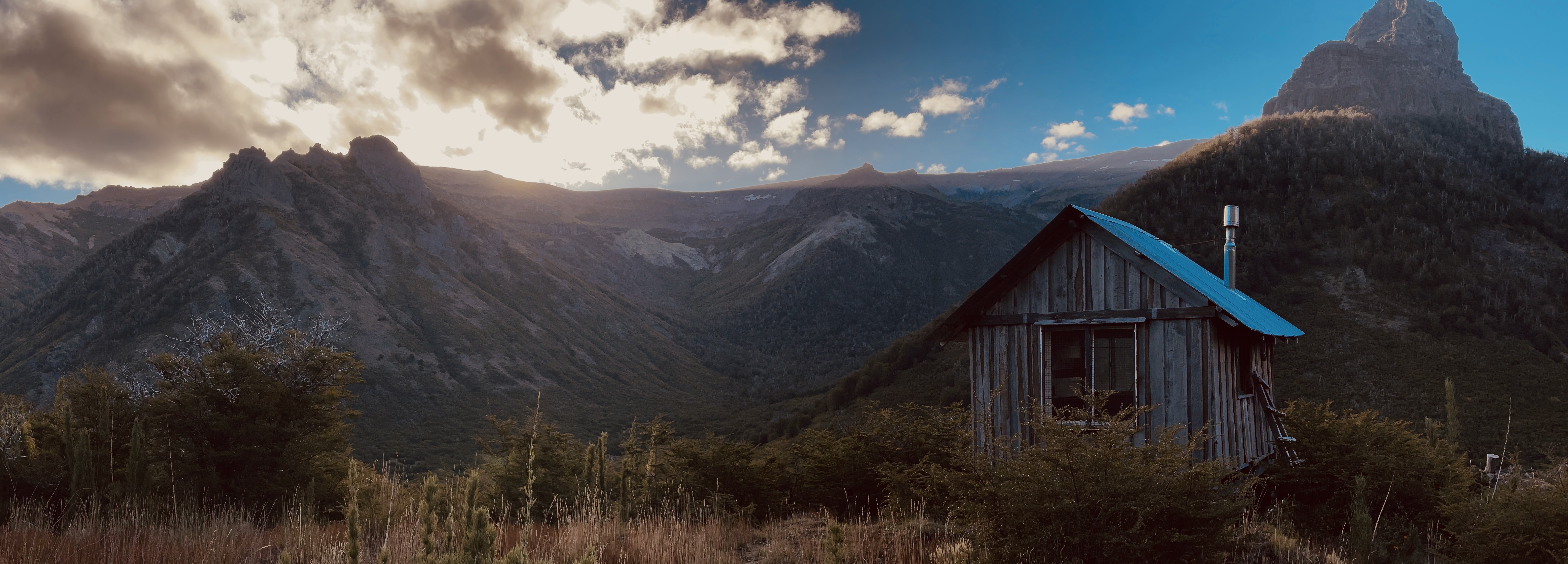Mountain shelter used on Parque Diana ibex hunts in the high country